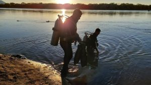 Joven y su novia fueron arrastrados por corriente del río Lempa