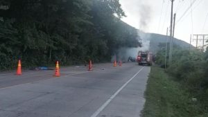 Dos muertos tras accidente de motocicleta en Santa Ana