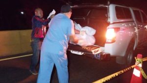 Accidente mujer Sonsonate