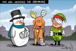 Por una Navidad sin quemados