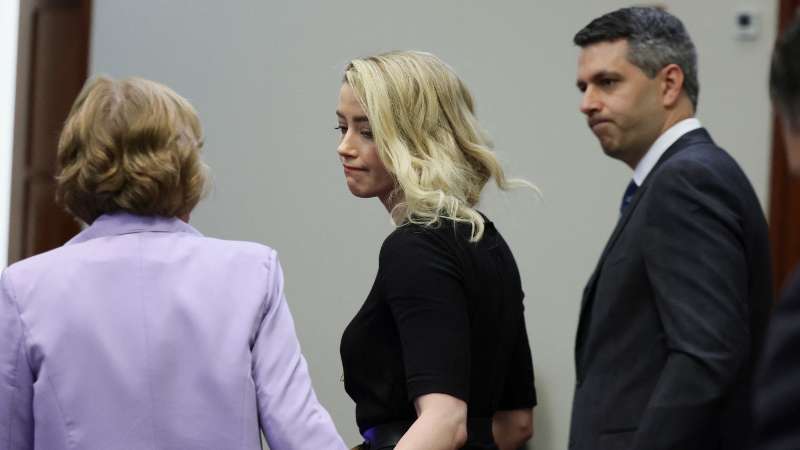 Amber Heard salió del juicio con un sabor amargo en la boca. Foto: archivo/AFP