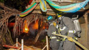 "Rescatamos tres peluditos": incendio consumió una bodega en Chalatenango