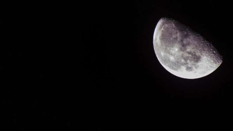 Conjunción de la luna en Saturno. Foto: cortesía Rene Saade