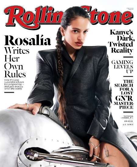 Portada de Rosalía en la revista Rolling Stone. Foto: EFE