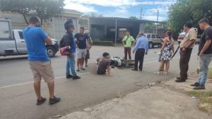Joven pierde un pie en accidente de tránsito en Ereguayquín, Usulután