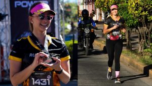 Irene Castillo, feliz y satisfecha a pesar de terminar última en carrera de 21 Kms.