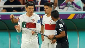 FOTO. Iván Barton no pasó desapercibido junto a Cristiano Ronaldo