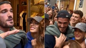 Tini Stoessel y Rodrigo de Paul causan alboroto en centro comercial