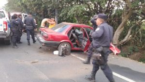 Bebé de tres meses murió en accidente en carretera a Sonsonate