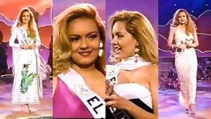 Eleonora Carrillo recordó su clasificación en Miss Universo 1995