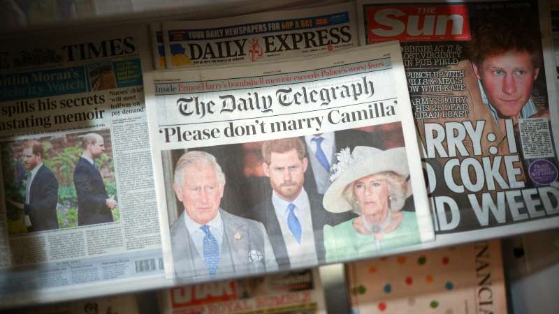 El duque de Sussex ha acaparado los titulares de la prensa británica, que lo tildan de inmaduro, celoso y caprichoso. Foto / AFP