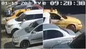 Hombre fingió limpiar su taxi y luego hurtó batería de carro en la colonia Roma