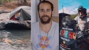 Tremendo susto se lleva youtuber español en el Salto de Malacatiupán