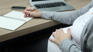 Embarazada en horario laboral