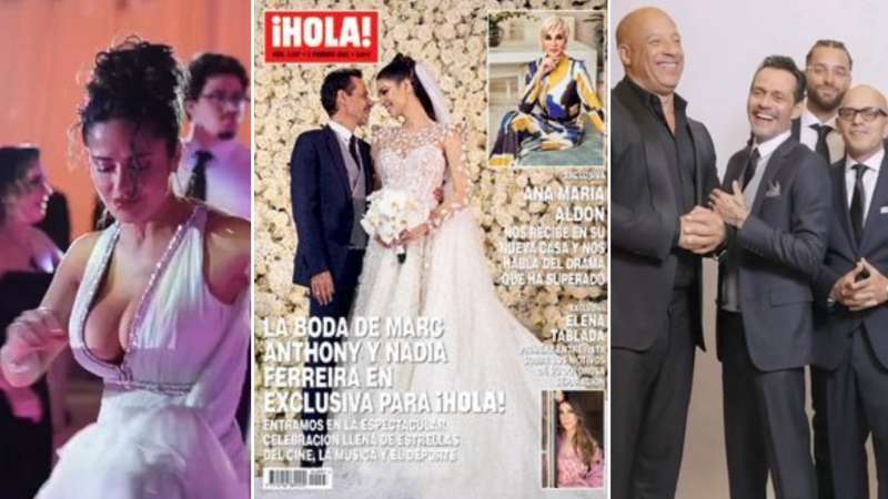 Maluma y Salma Hayek bailando en boda de Marc Anthony - Noticias de El  Salvador