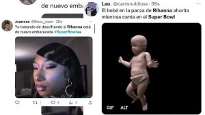 ¿Rihanna, embarazada? Reacciones y memes de aficionados al Super Bowl 2023