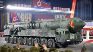 Desfile militar en Corea del Norte