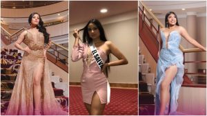 Salvadoreñas se lucen en traje nacional y vestido de noche en Teen Universe