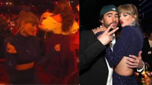 Taylor Swift “seducida” por Bad Bunny, se desató bailando reguetón en los Grammy