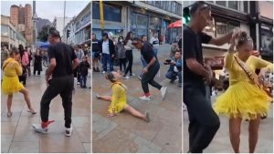 Yajaira sorprende a bailarín colombiano con su ritmo y sabor