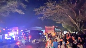 Varios heridos en accidente de tránsito entre bus de la ruta 201 y microbús en carretera a Santa Ana