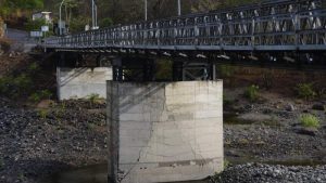 "Costó un millón de dólares". Por segunda vez, el puente Chichilco presenta daños
