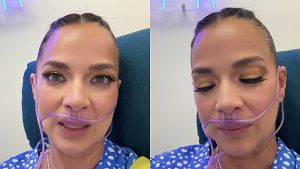 Adamari López se pone terapia de oxígeno y vitaminas