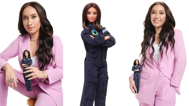 Katya Echazarreta, la primera mexicana en viajar al espacio, ya tiene su propia muñeca Barbie.