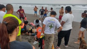 Turista murió ahogado en la playa San Blas