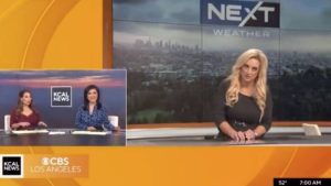 Presentadora del clima pierde el conocimiento durante transmisión en vivo