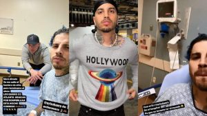 Rauw Alejandro va a parar al hospital con el hombro dislocado