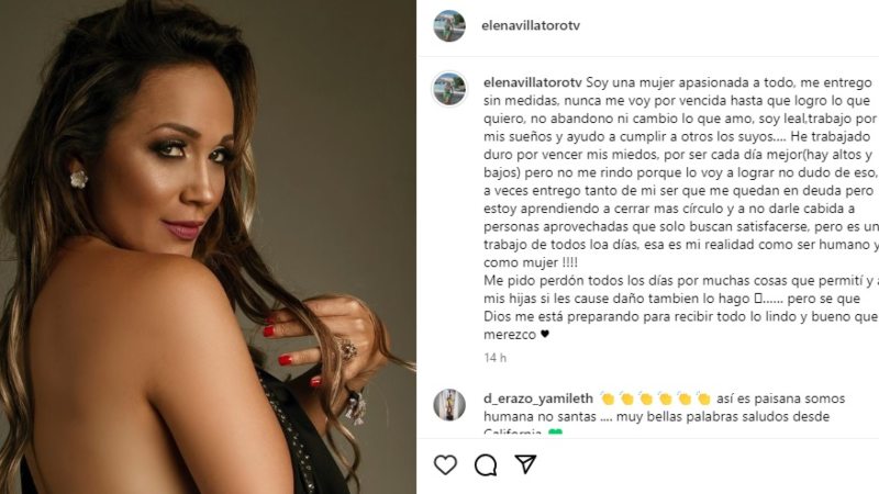 Elena Villatoro pide perdon