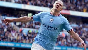 Erling Haaland Manchester City celebra gol en Premier League