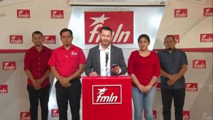 FMLN en conferencia de prensa