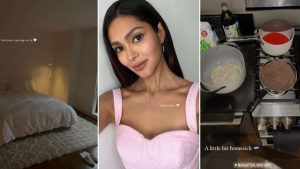 Exreina de belleza salvadoreña cocina pupusas en Nueva York