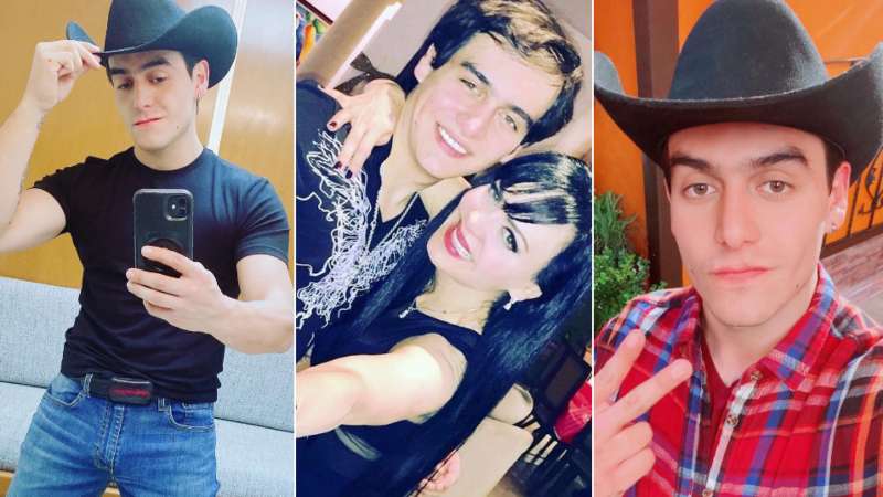 Maribel Guardia y su hijo Julián Figueroa.