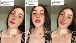 Internautas no creen que linda tiktoker sea salvadoreña porque es chelita