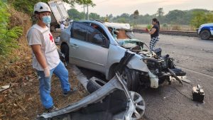 Hombre murió al chocar contra rastra en la Troncal del Norte