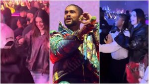 Bad Bunny y Kendall Jenner en Coachella 2023