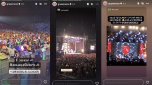 Bronco presume el concierto que dio en San Miguel con estadio abarrotado