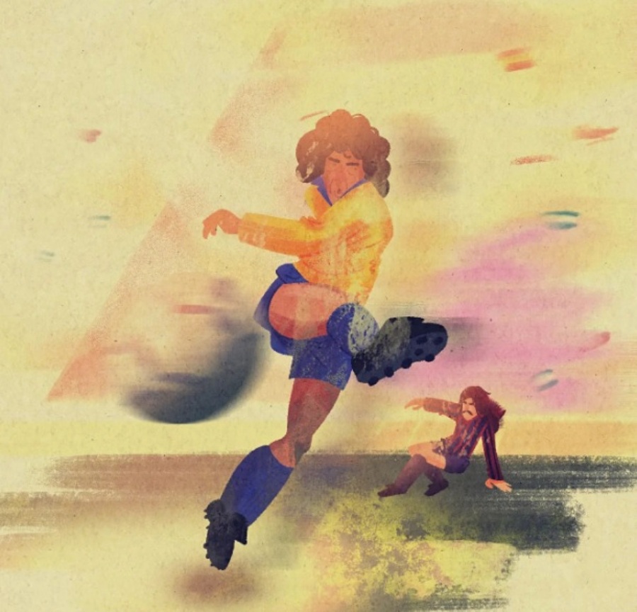 jorge magico gonzalez arte ilustracion salvadoreno futbol el salvador jose d hernandez gol