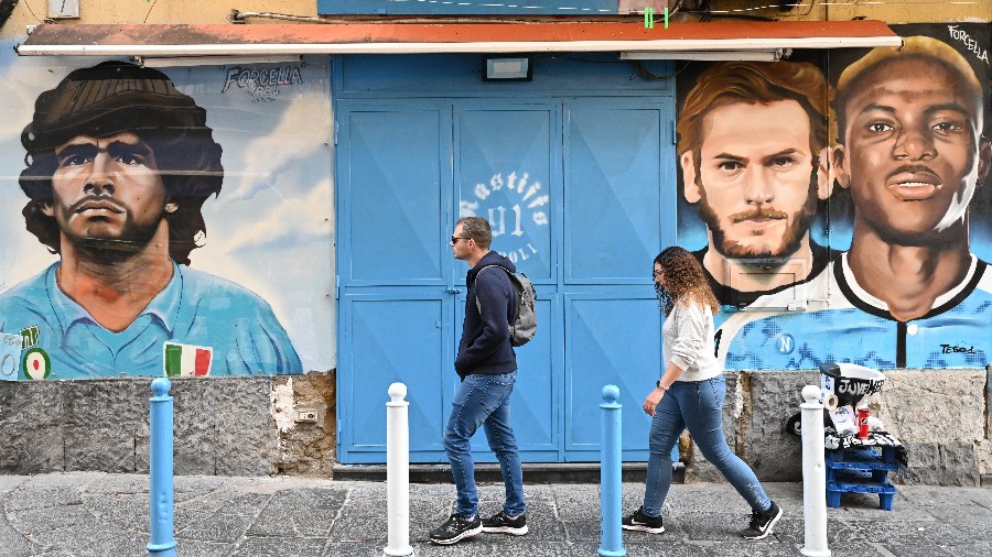 khvicha kvaratskhelia georgia maradona kvaradona osimhen napoli italia lega serie a futbol