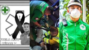 Socorrista de Cruz Verde muere al ser impactado por un microbús en San Salvador