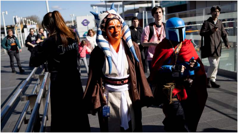 La convención anual "Star Wars Celebration" reunió a varios seguidores en Londres.