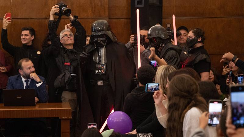 Juicio contra Darth Vader en Valparaíso, Chile.