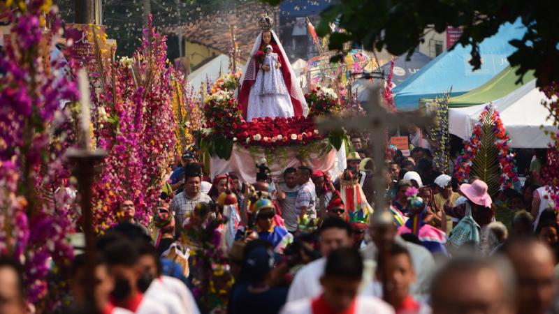 Festival de Flores y Palmas en Panchimalco 2023