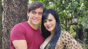 Maribel Guardia con su hijo Julián Figueroa