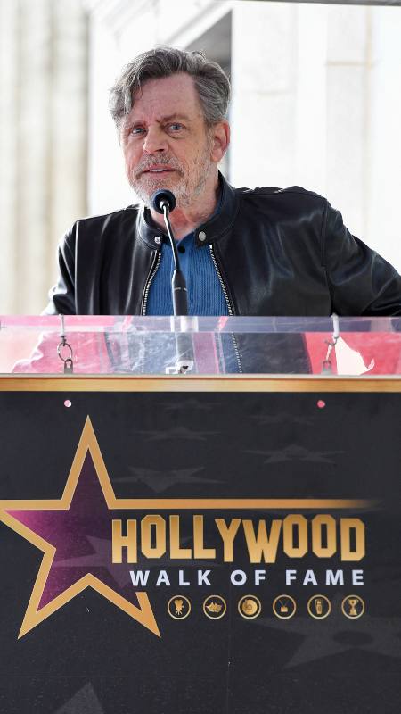Mark Hamill presente en develación Estrella Paseo de la Fama Carrie Fisher