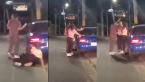 Dos hombres fueron capturados por pelear en calle del barrio La Vega
