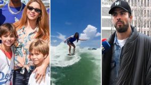 Shakira y sus hijos disfrutan Miami mientras llega el encuentro con Piqué